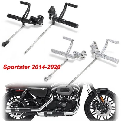 Palancas de control delantero de 10" para Harley 14-23 Sportster 883 1200 XL Foto 1 de 4