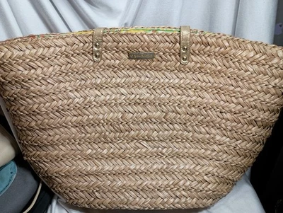 Lilly Pulitzer HUGE Beach Straw BAG  Foto 1 de 4
