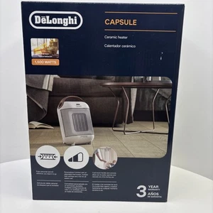 Delonghi HFX30C15.W • 1,500-Watt Capsule Compact Ceramic Portable Heater White - Picture 1 of 8
