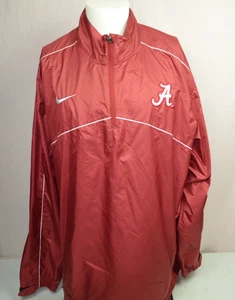 Herren Alabama Crimson Tide Nike 1/4 Zip Windbreaker belüfteter Rücken Pullover Gr. XL - Bild 1 von 3