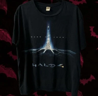 Vintage Halo 4 Wake Up John Shirt Large 2012 Microsoft Video Game Promo Tee Xbox - Image 1 of 4