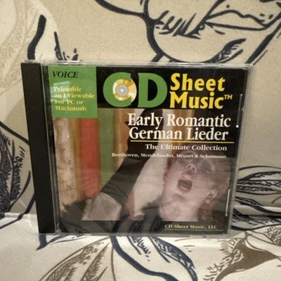 CD Sheet Music Early Romantic German Lieder The Ultimate Collection For Voice - Image 1 of 4
