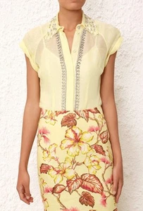 Zimmermann Matchmaker Blouse Size 1 Bnwt - Picture 1 of 8