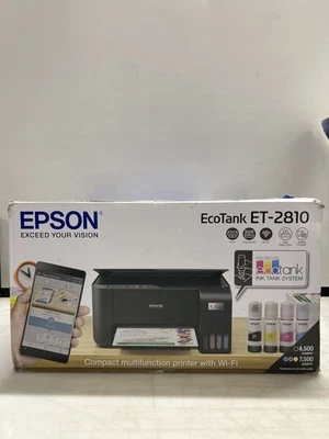 Epson EcoTank ET-2810 stampante standard a getto d'inchiostro a colori - nero - Immagine 1 di 2