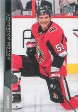 Artem Anisimov 2020-21 Upper Deck Series 1 Hockey Base Card #127 Ottawa Senators