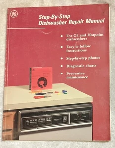 General Electric Step-By-Step Dishwasher Repair Manual in very good condition - Picture 1 of 1