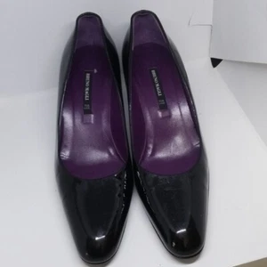 Bruno Magli black patent leather pumps 38 - Picture 1 of 6