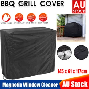 BBQ Cover Waterproof Rain Heavy Duty Gas Barbeque Smoker Grill home Protector AU - Picture 1 of 10