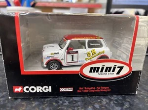 Corgi Toys CC82249 Mini 7 MORRIS MINI COOPER THOMPSON Modello di auto da corsa - Foto 1 di 5