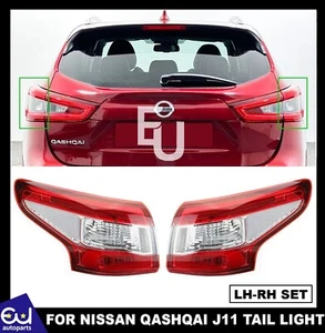Pair Left & Right Outer Rear Tail Light Brake Lamp For Nissan Qashqai J11/14-16 - Picture 1 of 13