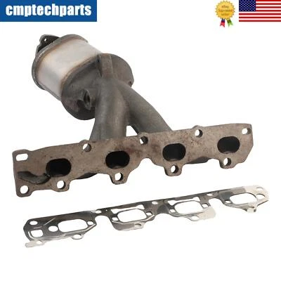 Coletor de escape conversor catalítico para Chevy Malibu Pontiac G6 Saturn Aura 2.2 - Imagem 1 de 4