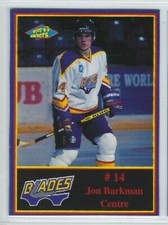 Jon Barkman 1997-98 Saskatoon Blades (WHL)