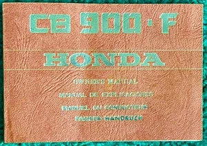 HONDA CB900 F SUPER SPORT 1979 OWNERS INSTRUCTION & MAINTENANCE MANUAL,HANDBOOK - Picture 1 of 3