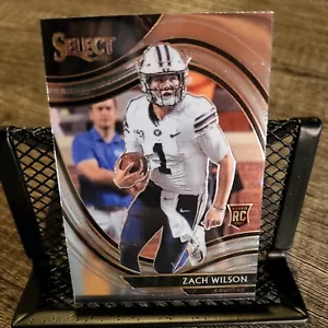 Panini Chronicles Select Draft Picks 2021 novato Zach Wilson #261 Prizm - Imagen 1 de 9