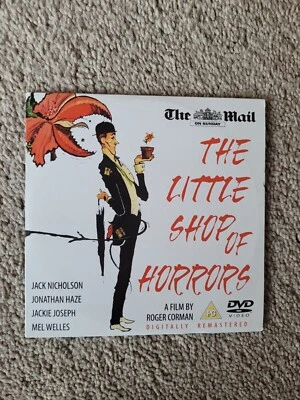THE LITTLE SHOP OF HORRORS DVD - MAIL ON SUNDAY PROMO Jack Nicolson Black Comedy - Image 1 of 2