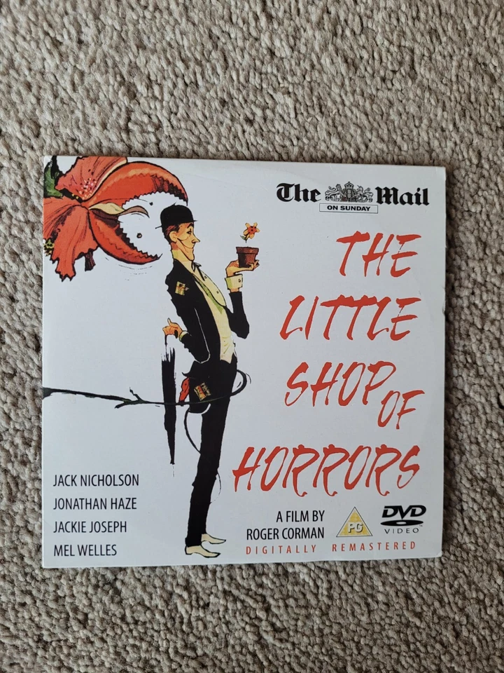THE LITTLE SHOP OF HORRORS DVD - MAIL ON SUNDAY PROMO Jack Nicolson Black Comedy - Image 1 of 2