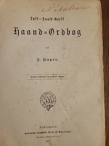 Danish-Norwegian-German Hand dictionary 1895c - Picture 1 of 15