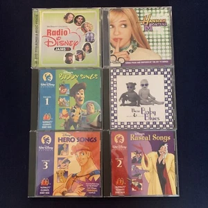 6 CD Lot - Disney MCDONALDS Vintage, Hannah Montana, Disney Radio Jams + - Imagen 1 de 3