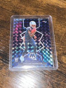 2022 Panini Mosaic Football Tyquan Thornton Rookie NEBULA 1/1 New England Pats