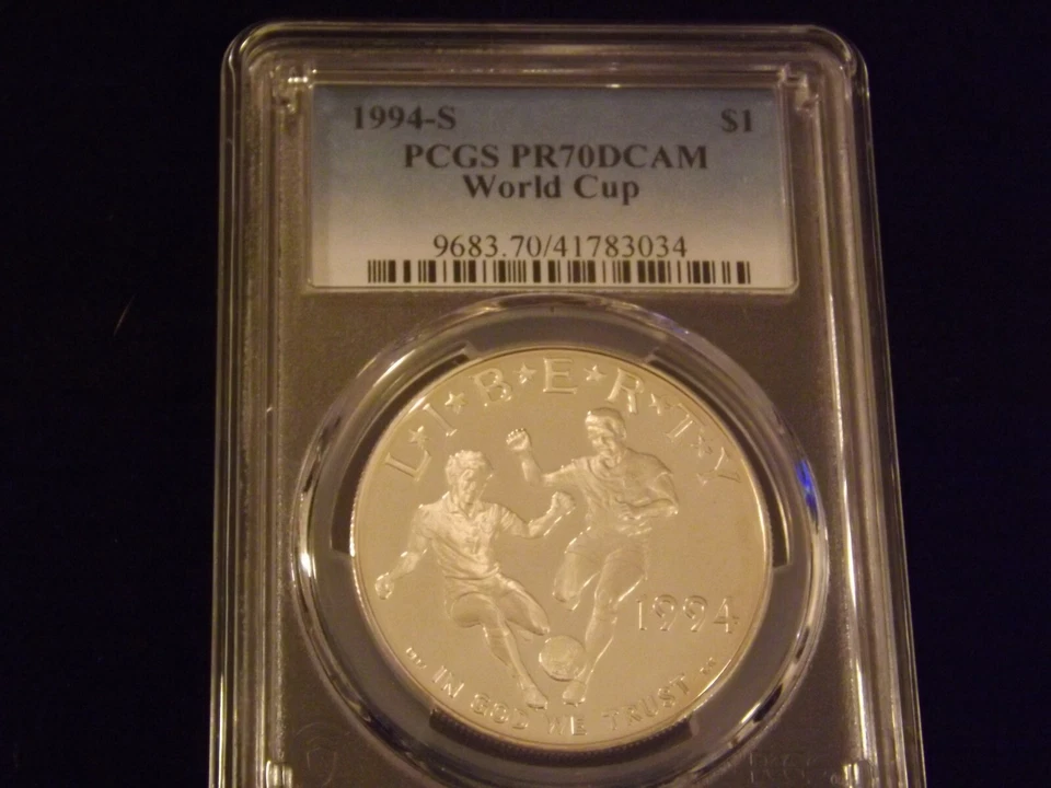 1994-P    $1        World Cup      PCGS  PR 70 DCAM - Image 1 of 2