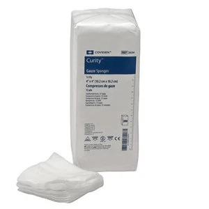 Covidien 2634 Curity Non Sterile Gauze Sponge 4x4 Inch Pack of 200 12 Ply - Picture 1 of 4