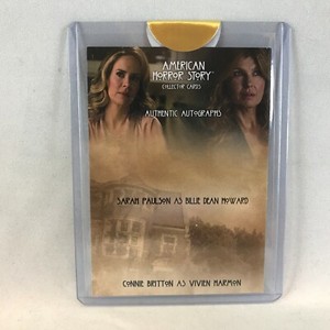 AMERICAN HORROR STORY Breygent UNSIGNED NO STICKER DUAL AUTOGRAPH CARD #AMR8