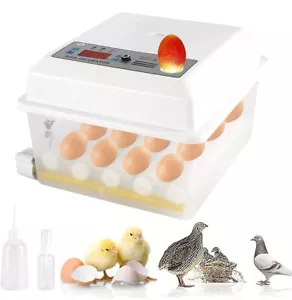 Egg Incubator, Automatic Turner 16Eggs Poultry Hatching Machine, Automatic - Picture 1 of 7
