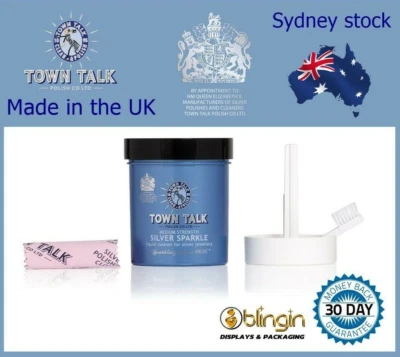 Town Talk Silver Sparkle Dip solution Jewellery Cleaner 225ml Since 1895 - image 1 of 4