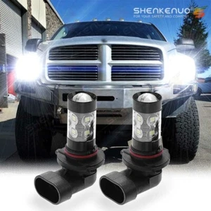For Dodge Ram 1500 2500 3500 LED Fog Driving Light 9145/9006 Super Bright Bulbs - Foto 1 di 12