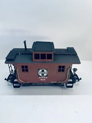 BACHMANN BIG HAULERS G SCALE ATCHISON TOPEKA & SANTA FE RAILROAD TRAIN CAR #425 - Image 1 of 4