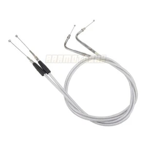 2PCS Throttle Cable Accelerator Wire For Harley XL883 1986-2009 XL1200 2002-2003 - Picture 1 of 5