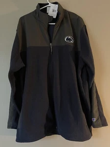 Champion Penn State University Fleecepullover mit durchgehendem Reißverschluss blau und grau Größe 2XL  - Bild 1 von 6