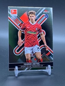 2021-22 Topps Finest Bundesliga Rookie #58 YANNIK KEITEL Sport-Club Freiburg RC