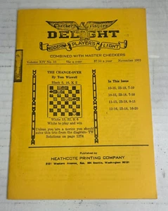 Checker Player's Delight Periodical Vol. 14 No. 11 November 1982 Tom Wiswell - Bild 1 von 4