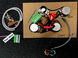 Les Paul - 3 Pickup Solderless Wiring Upgrade - Metric Components to fit Imports - Picture 1 of 7