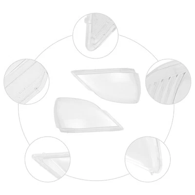 Pair Headlamp Headlight Lens Covers for Lexus GX470 2003-2009 Driver + Passenger - Image 1 of 4