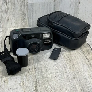 Pentax Zoom 90WR Black Weather Resistant 38-90mm Auto Focus Camera w/ Remote - Picture 1 of 15