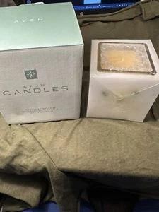 Avon Candle Radiant Bright Botanical Candle with Votive 2000 Vintage - Picture 1 of 23
