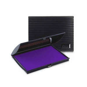 Almohadilla de tinta para estampillas de goma de fieltro grande de 5"" x 7"" Uimprint, púrpura - Imagen 1 de 5