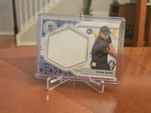 2024 Topps Royalty Tennis Ethan Quinn RC Rookie Blue Jumbo Relic /25 Event Used - Bild 1 von 2