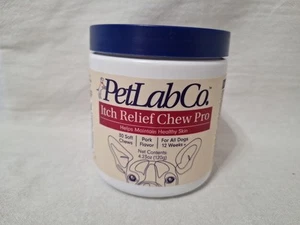 Pet Lab Co. Itch Relief Chew Pro 30 Soft Chews Pork Flavor Best By 02/26 - Picture 1 of 3