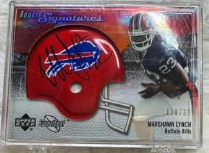 2007 NFL Sweet-Spot Rookie Signatures /399 Marshawn Lynch #131 Rookie Auto RC - Picture 1 of 6