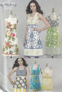 Sleeveless Top Shirt Tunic Dress Pattern Sz 4 6 8 10 12 McCalls 6123 from 2010 - Picture 1 of 6