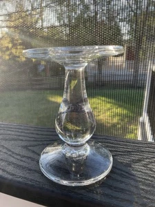 Single Simon Glass Studio Pearce HARTLAND Candle Holder - Picture 1 of 5