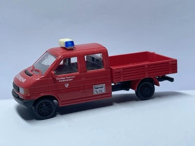 A263 Roco H0 Modellauto 1:87 Feuerwehr Friedrichshafen VW Volkswagen Doka T4 T 4 - Bild 1 von 4