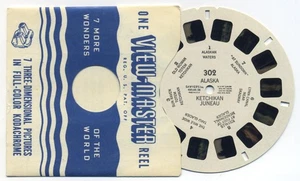 Alaska Ketchikan Juneau 1940's View-Master Reel 302 - Picture 1 of 1