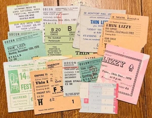 Thin Lizzy Original Concert Tickets Select From Dropdown List - Imagen 1 de 16
