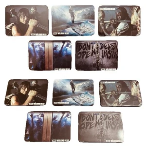 The Walking Dead 5 Metal Fridge Magnet Cards Rick Grimes, Michonne & Daryl Dixon - Picture 1 of 4