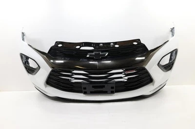 2021 -2023 CHEVROLET TRAILBLAZER FRONT BUMPER COVER PANEL ASSEMBLY OEM WHITE_GAZ - Image 1 of 4