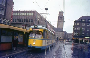 Originaldia Straßenbahn Essen Wagen 1638, 27.11.1983 - Picture 1 of 1